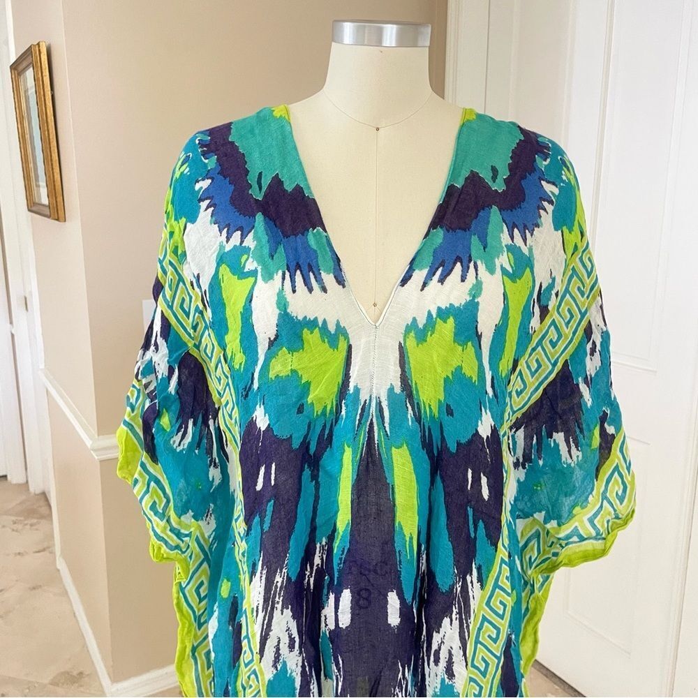 Theodora & Callum Linen Caftan - Picture 3 of 5